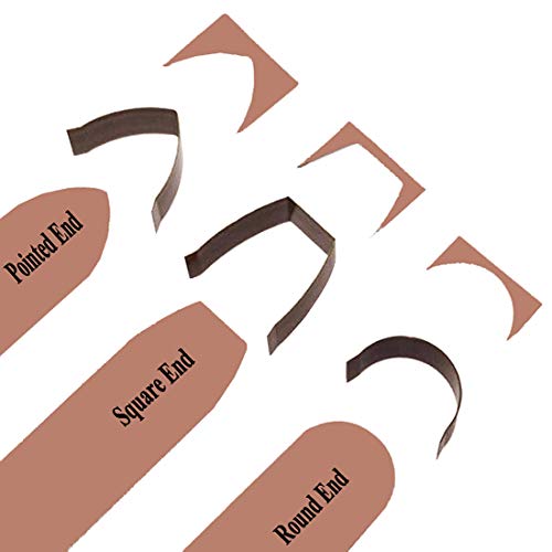 DGOL 18 Sizes Strap Belt Special Shape End Punch Cutter DIY Leather Corner Cutting Tool Mix Round, Pointed, Square Shape - Image 3