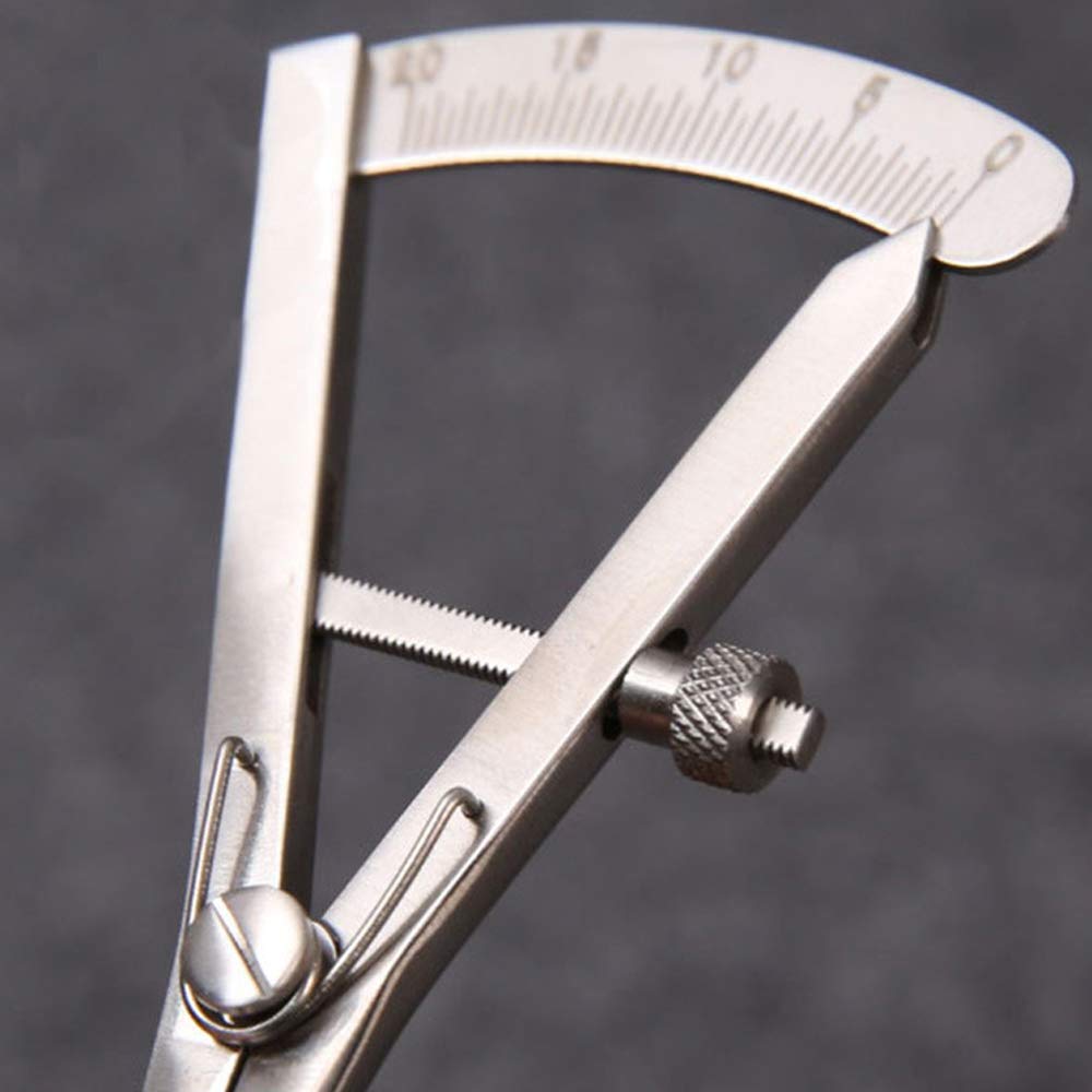 XIAN 3.5 Inch Adjustable Marking Gauge Mini Edge Press - Pitch Gauge DIY Leather Craft Tool, Precision Spring Dividers Calipers Compass Measuring Tools for Woodworking, Metalwork, Engineering - Image 4