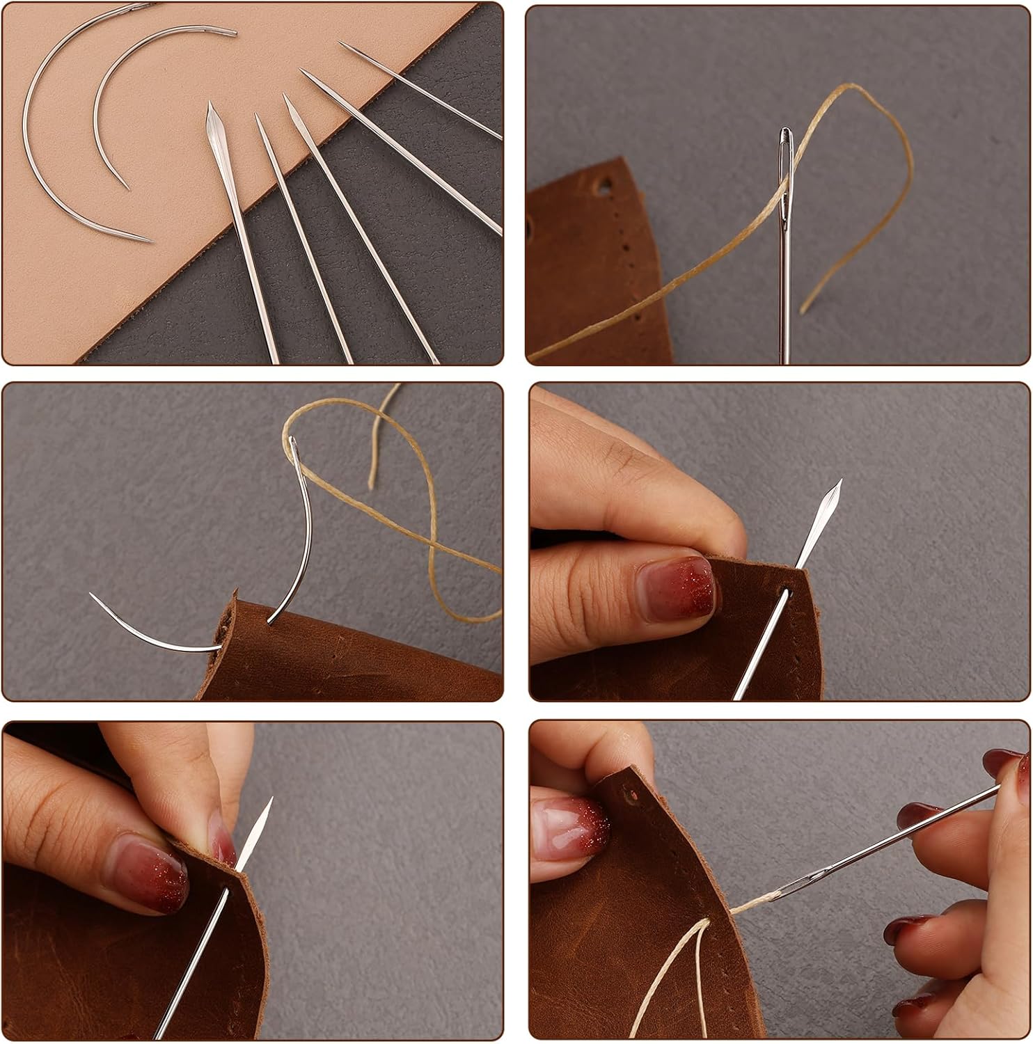 Alternative view of TLKKUE 4 Sizes Leather Edge Skiving Beveler Tools, Wide Leather Craft Edge Beveler Tool Kit Leather Edge Trimmer for Wristbands, Belts and Other Leather Thinning Projects（4/6/8/10mm）