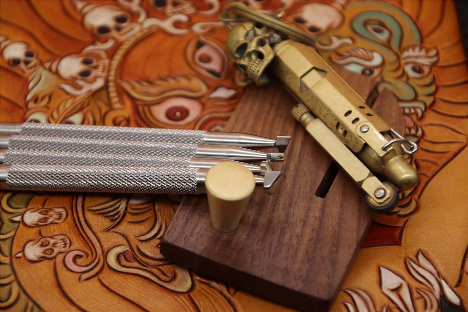 Leather Stamping Tool Beveling Undercut Beveler Stamps 304 Stainless Steel Carving DIY LeatherCrafts Tools (XS, 1pc) - Image 8