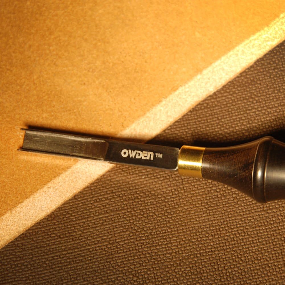 Alternative view of OWDEN Professional French Style Wide Mouth Skiving Tool, Leather Edge bevelers Tool, leathercraft Tool （6.0mm).