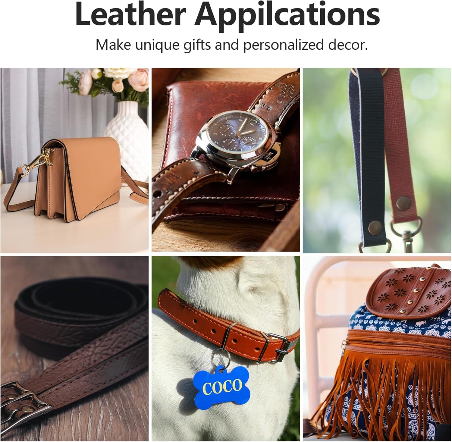 ABIDISO Faux Leather Strap 1 Inch Wide 90 Inches Long Leather Strip, Soft Leather for DIY Craft Projects, Leather Belt Strips, Hobby Workshop - Black - Image 5