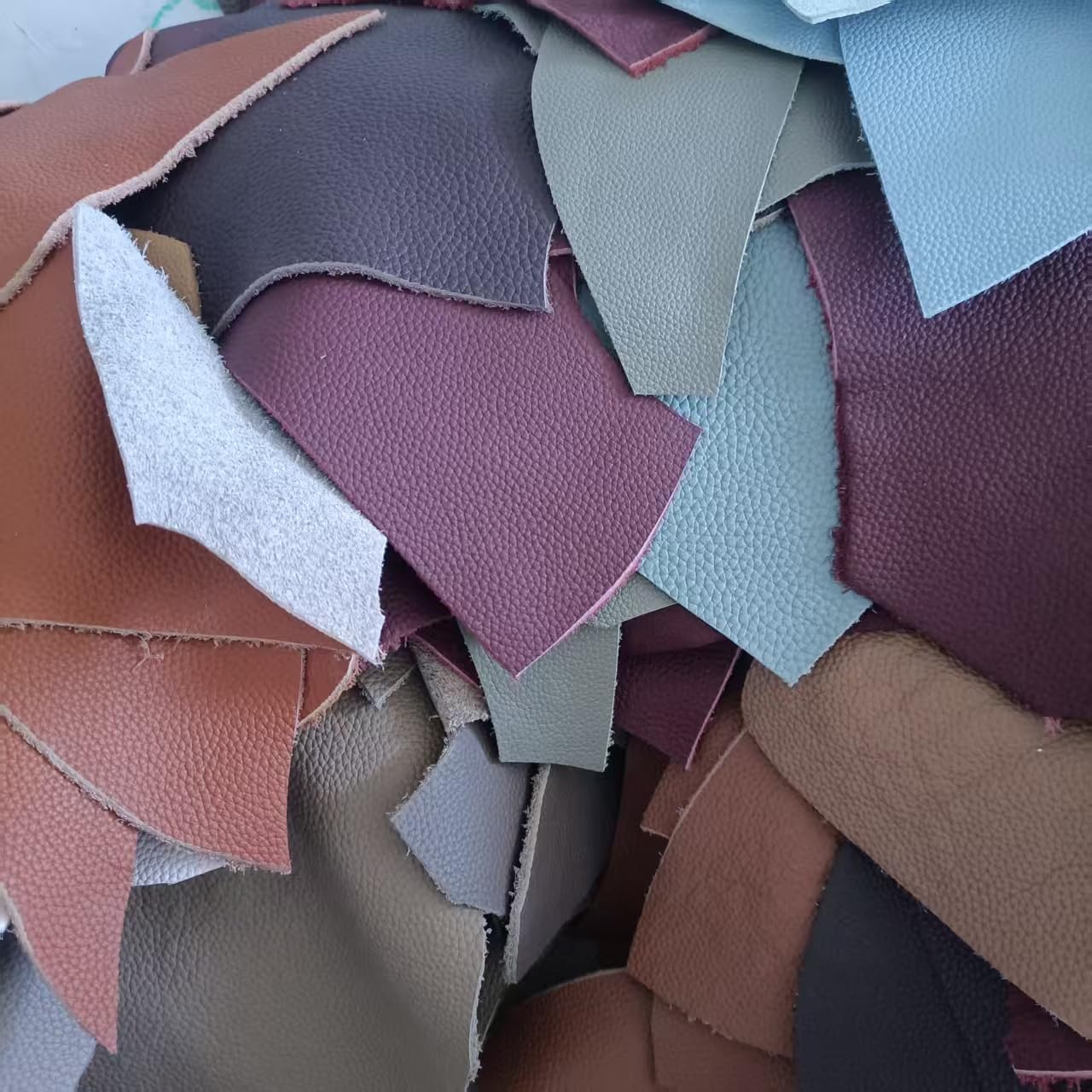 Leather Scraps, 1.5-2.0mm (3.6-5 oz) Thick Genuine Cowhide Scraps, Leather Scrap for Tools/Crafts/DIY, Mixed Colors,Leather for Crafting (Thick 500 Grams) - Image 4
