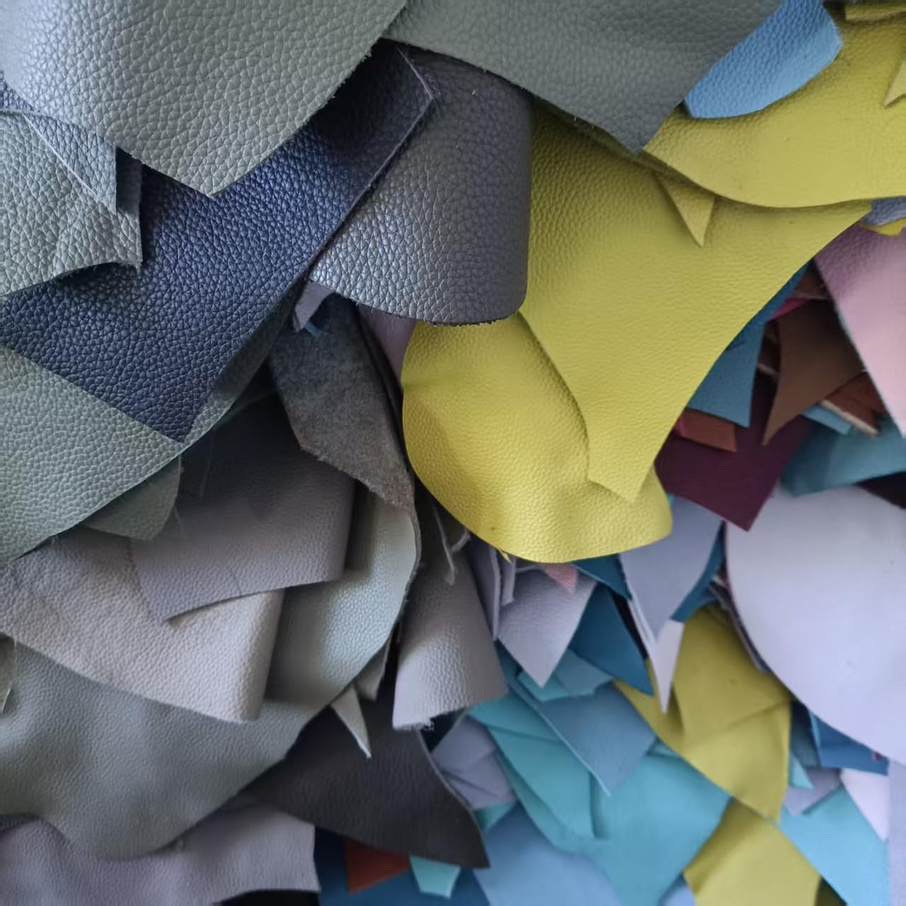 Leather Scraps, 1.5-2.0mm (3.6-5 oz) Thick Genuine Cowhide Scraps, Leather Scrap for Tools/Crafts/DIY, Mixed Colors,Leather for Crafting (Thick 500 Grams) - Image 6