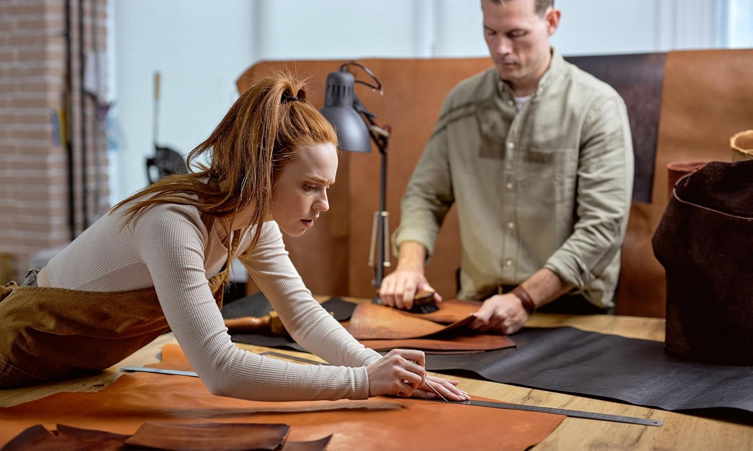 Real Leather Tooling Sheets - for Crafting Tools, Leather Wallets, Leather Materials - Thick Crazy Horse Leather Sheets - Not Faux Leather Sheets (Blue, 6"x12") - Image 4