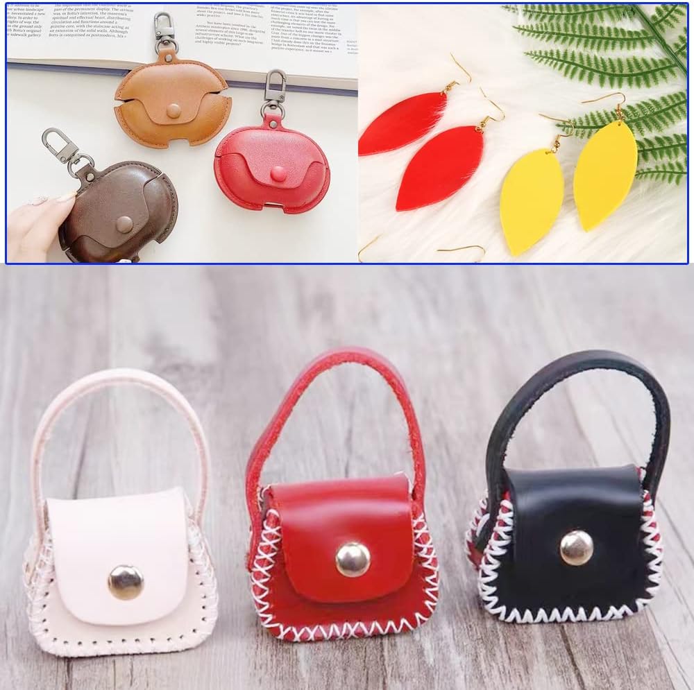 Smooth Solid Color Dark Brown Faux Leather Roll 12"X53"(30cmX135cm), Material for Making Crafting,Making Handicrafts,Leather Earrings, Bows, DIY Sewing (Dark Brown) - Image 6