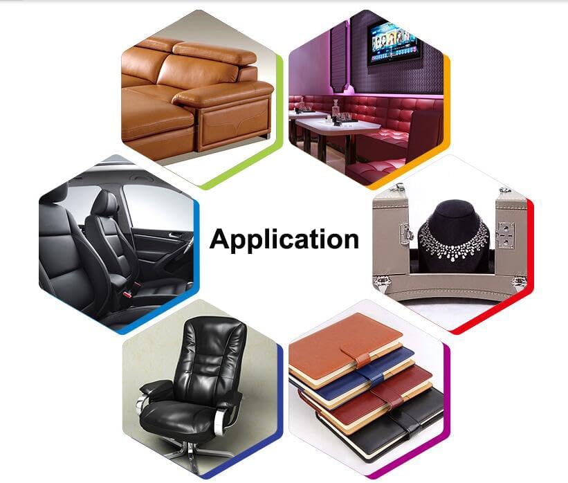 1 Yards 54" x 36" Dark Brown Faux Leather Fabric Distressed Crazy Horse Soft Fake Leather Fabric by The Yard Dark Brown Upholstery Vinyl for Sofa Bags Chairs Car Seats DIY Crafts - Image 6