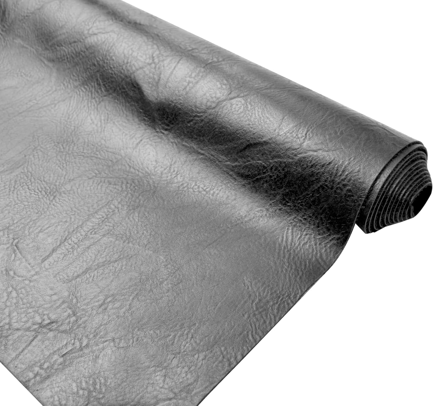 1 Yards 54" x 36" Dark Brown Faux Leather Fabric Distressed Crazy Horse Soft Fake Leather Fabric by The Yard Dark Brown Upholstery Vinyl for Sofa Bags Chairs Car Seats DIY Crafts - Image 8