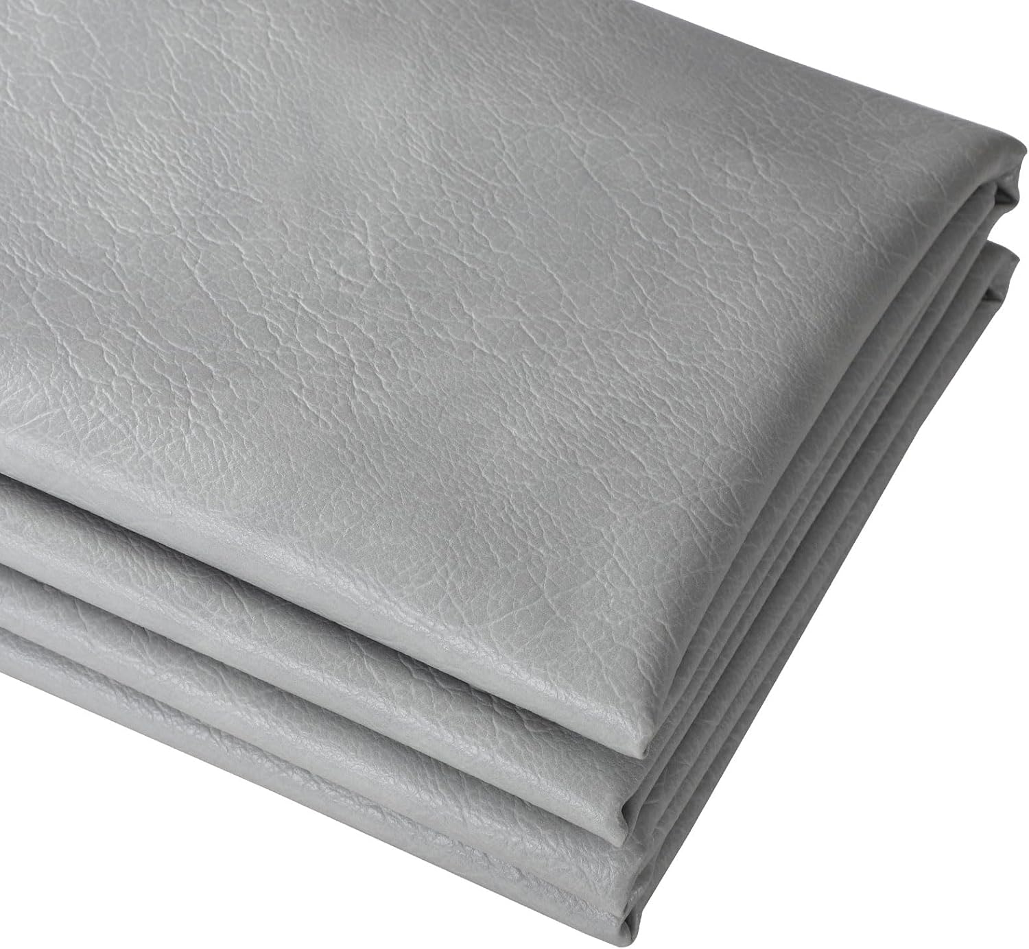 Picheng Soft Skin Grain Faux Leather Fabric, 54" x 36" Vinyl Upholstery Leather, Soft Touch Faux Leather Sheets for Furniture Cover Sofa Chairs,DIY Crafts (Black) - Image 9