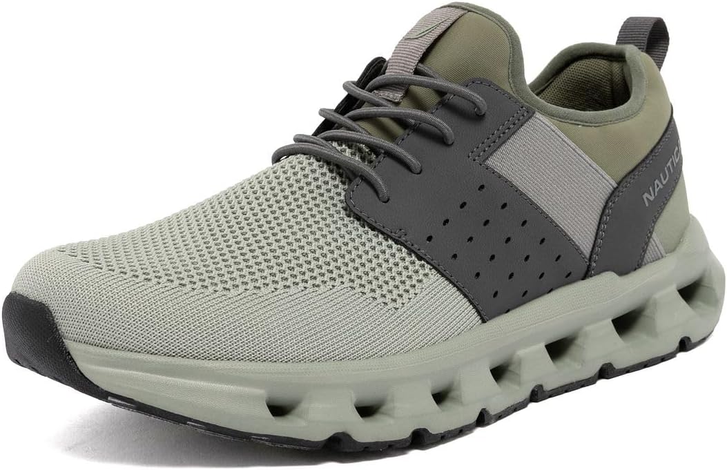 Nautica Mens Running Sneakers Sport Fashion Lace-Up Athletic Soft Shoes for Gym Tennis Men u2013 Cushioned, Breathable, Lightweight & Comfortable - Image 6