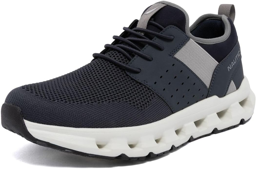 Nautica Mens Running Sneakers Sport Fashion Lace-Up Athletic Soft Shoes for Gym Tennis Men u2013 Cushioned, Breathable, Lightweight & Comfortable - Image 8