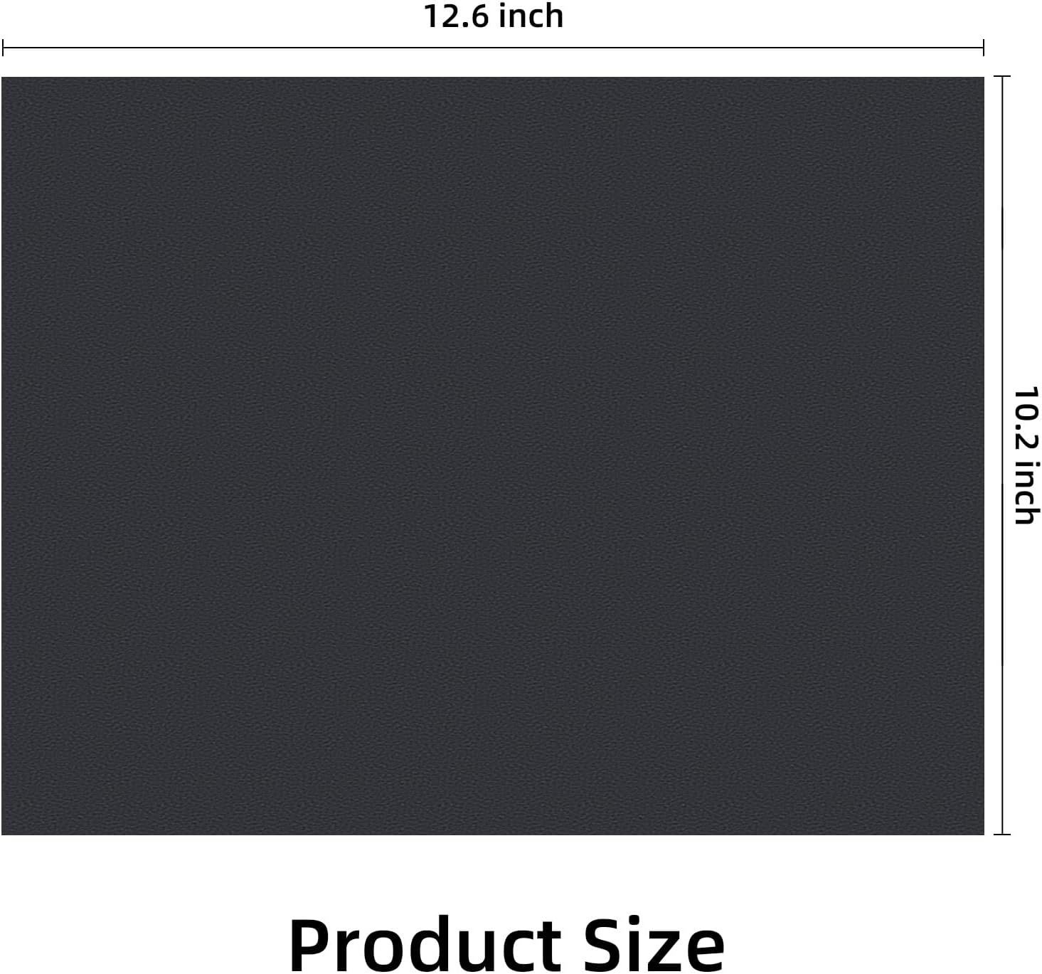 Alternative view of Black-Red Leather/Leatherette Patches/Sheets for Laser Engraving Hat Iron-on with Heat Press Adhesive Backing,Blank Laserable Faux Pu Leather Material Supplies (5 Pcs/Package)