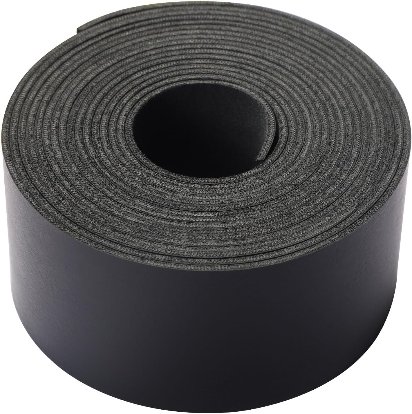 Alternative view of Picheng Faux Leather Straps 2 Inch Wide Leather Strip, 138 Inch Long Leather Belt Strips for DIY Craft, Hobby Workshop (Black-2 Inch)