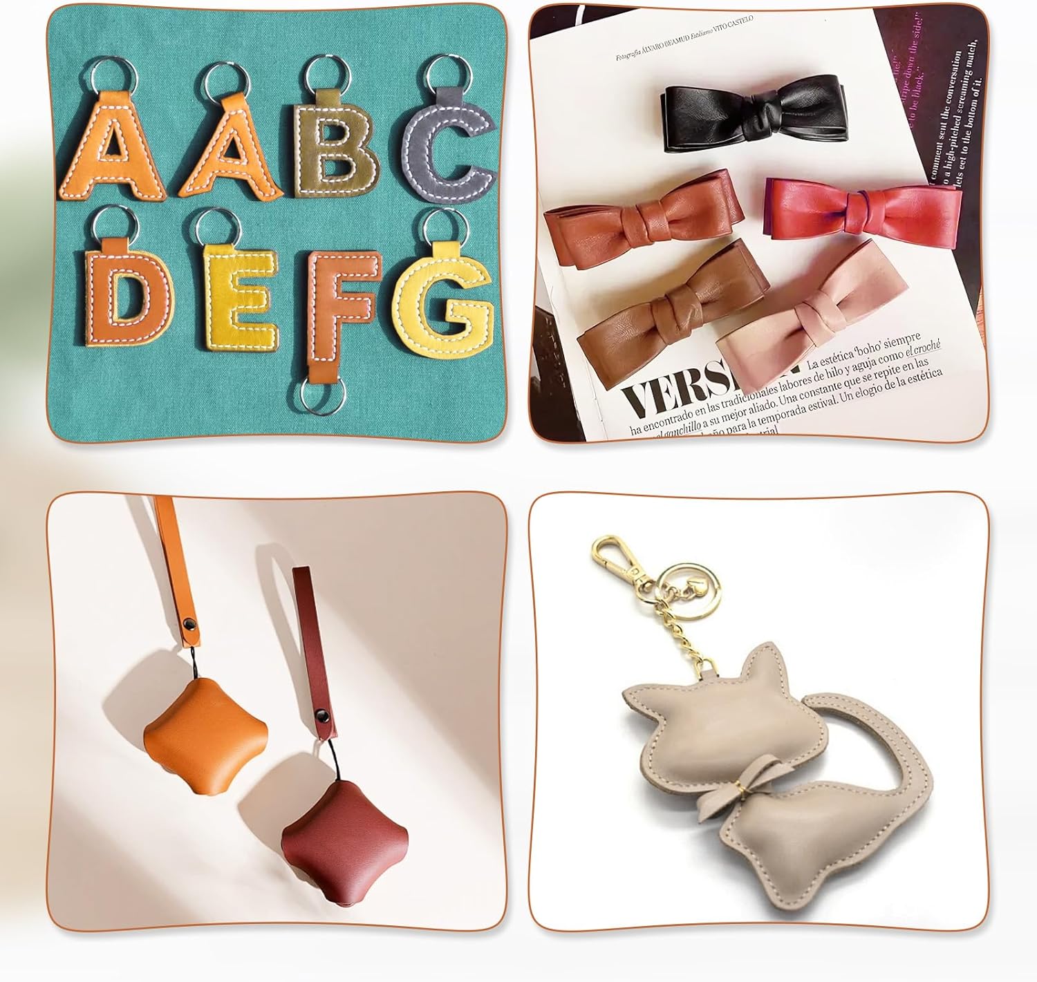 10 Pcs Laserable Leatherette Sheets, 12.6 x 10.2 Inch Blank Leather for Laser Engraving 10 Colors Faux Leather Sheets for Hats, Cap, Keychain, DIY Projects, Engraver Leathers Material - Image 5