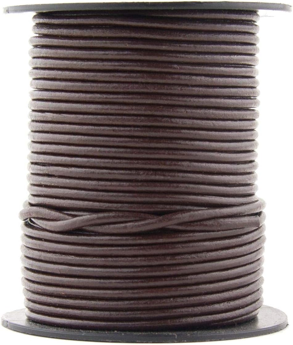 Xsotica Xsotica 25 Meter Real/Genuine Round Leather Cord for Jewelry Making, Leather Strips & Strings for Necklaces, Bracelets, Braiding, Crafts (Gypsy SIPPA, 2mm) - Image 7