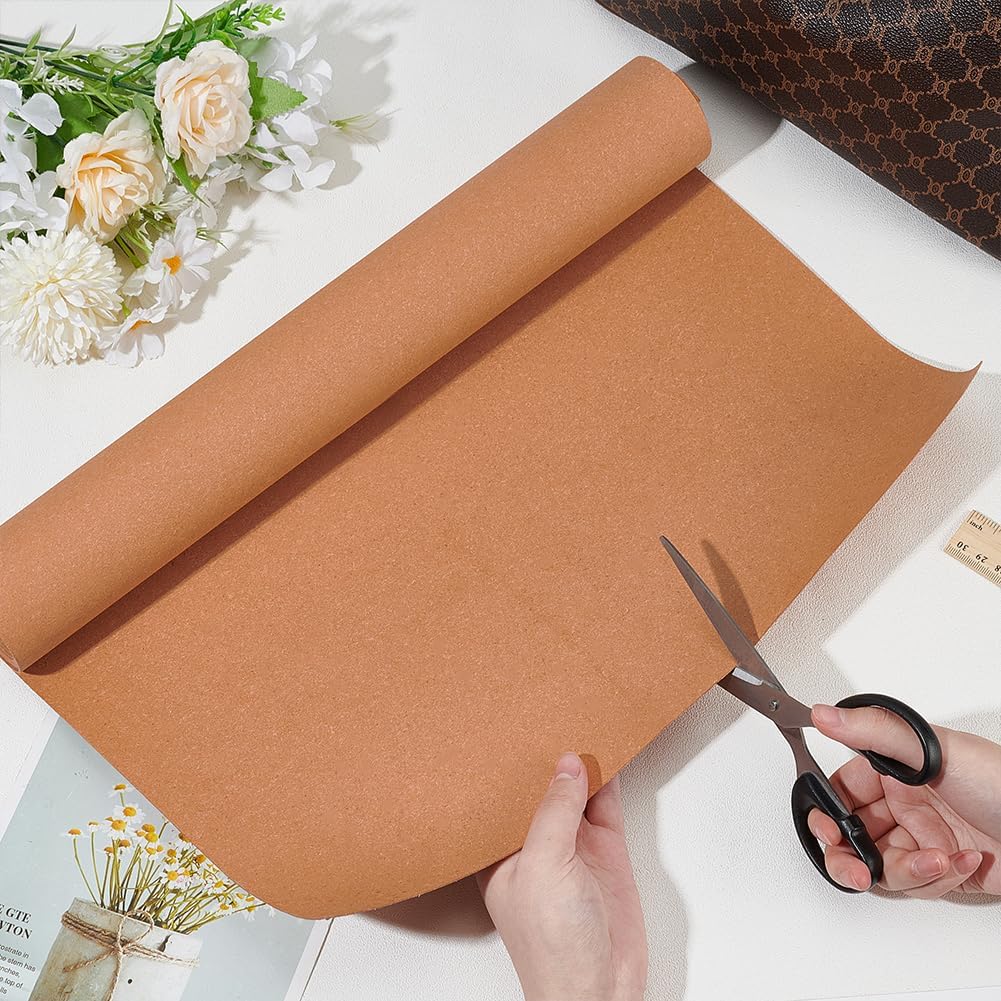 Alternative view of BENECREAT 59x15.7inch Leather Stiffener Roll, Sandy Brown Bag Stiffener, PVC Leather Roll for Leather Bag Liner, Craft DIY, 1mm Thick