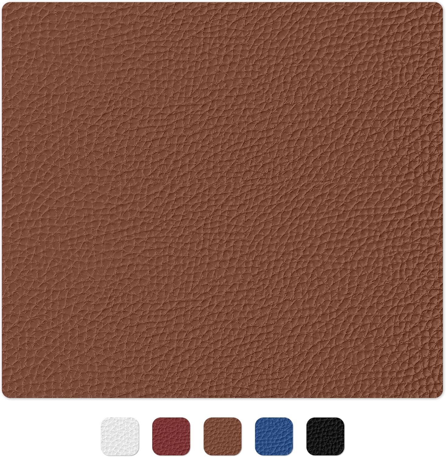Alternative view of SOTISI Vinyl Fabric, Marine Faux Leather Upholstery, for Upholstery Crafts, DIY Sewings, Sofa, Handbag, Earrings, Hair Bows Decorations (Brown 54 x 12 inch 1FT)