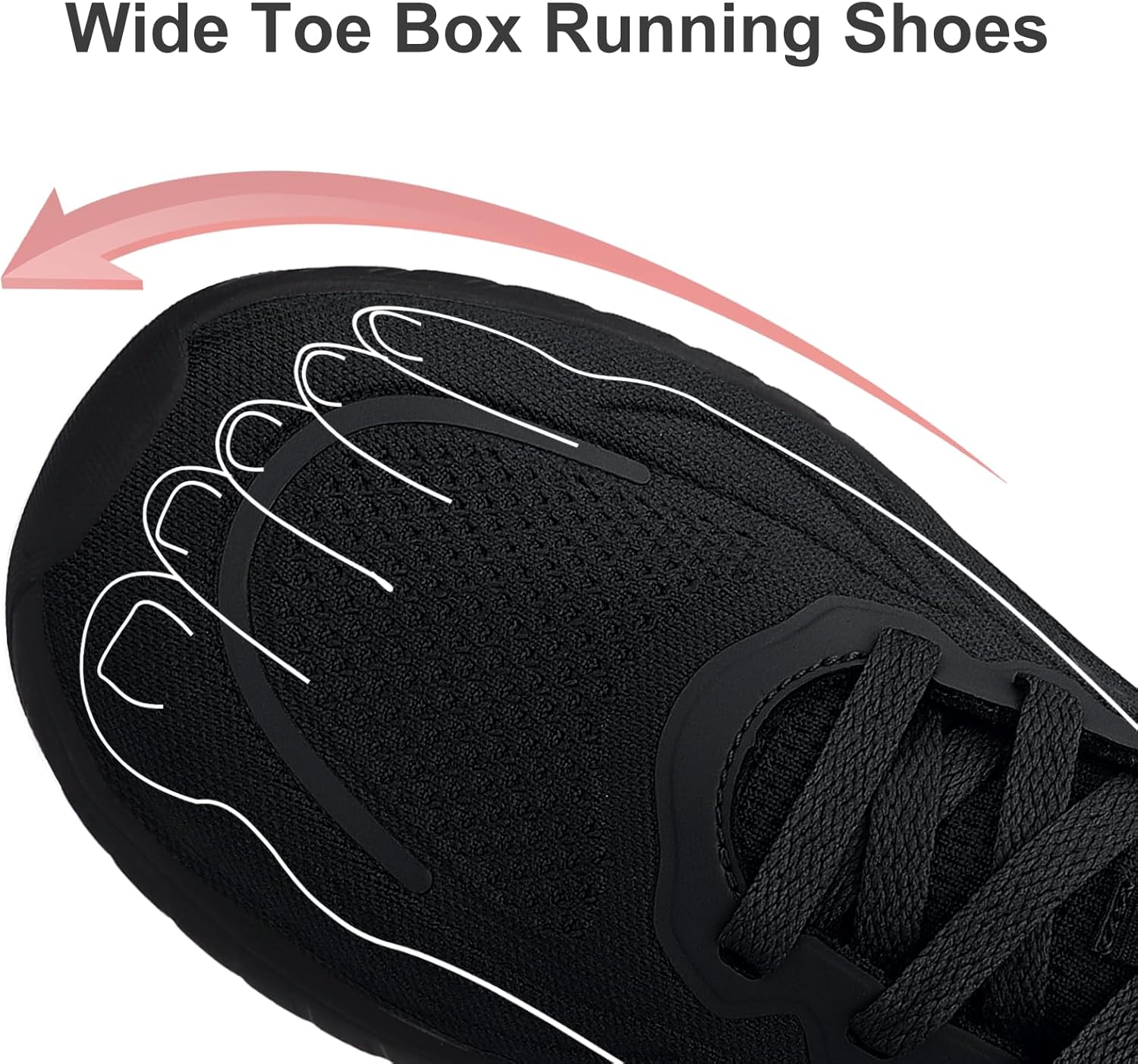 Alternative view of Puweco Breathable Running Shoes for Men Anti-Slip Mens Athletic Shoes Lightweight Mens Walking Sneakers for Gym Jogging Sports and Workout