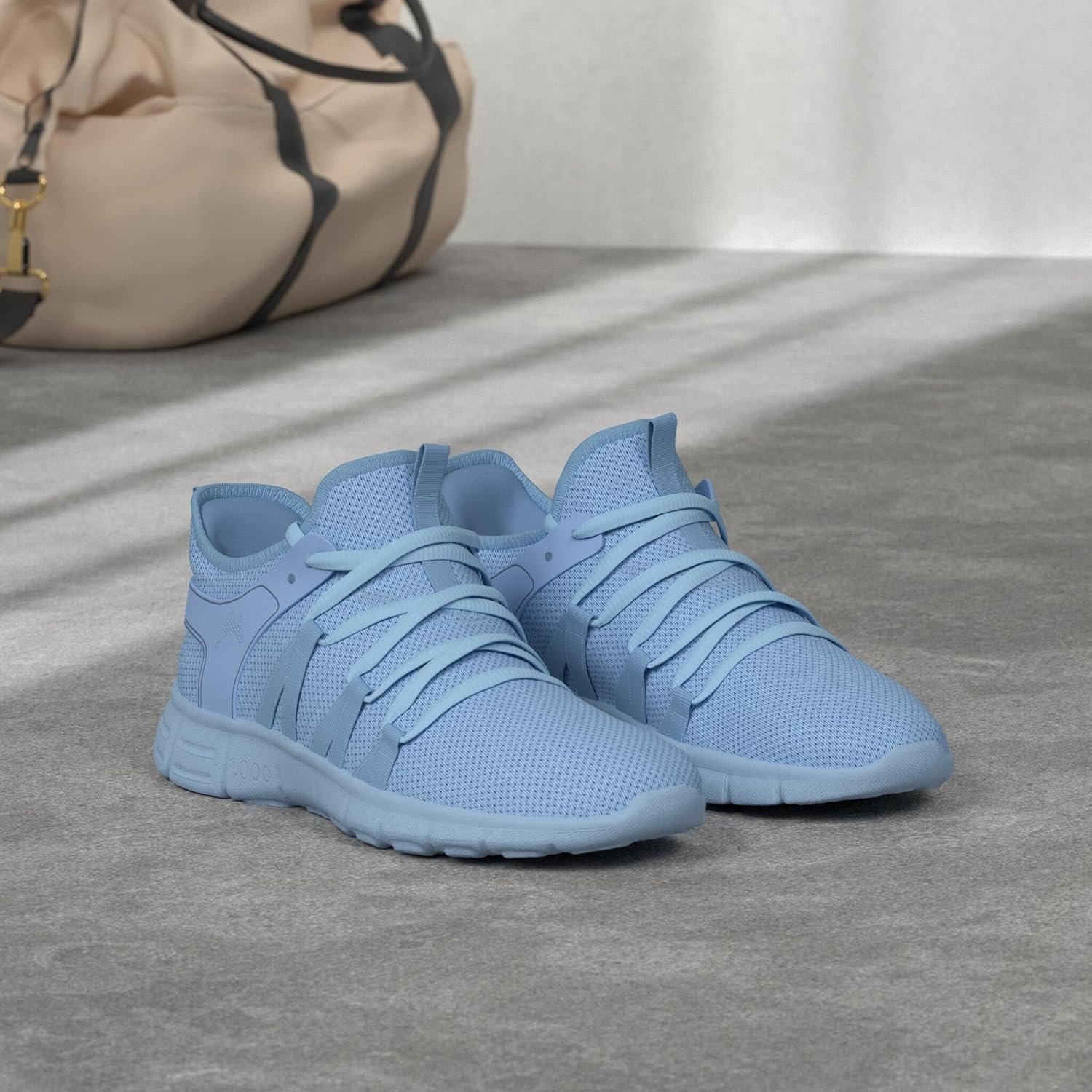 INZCOU Running Shoes Lightweight Tennis Shoes Non Slip Gym Workout Shoes Breathable Mesh Walking Sneakers