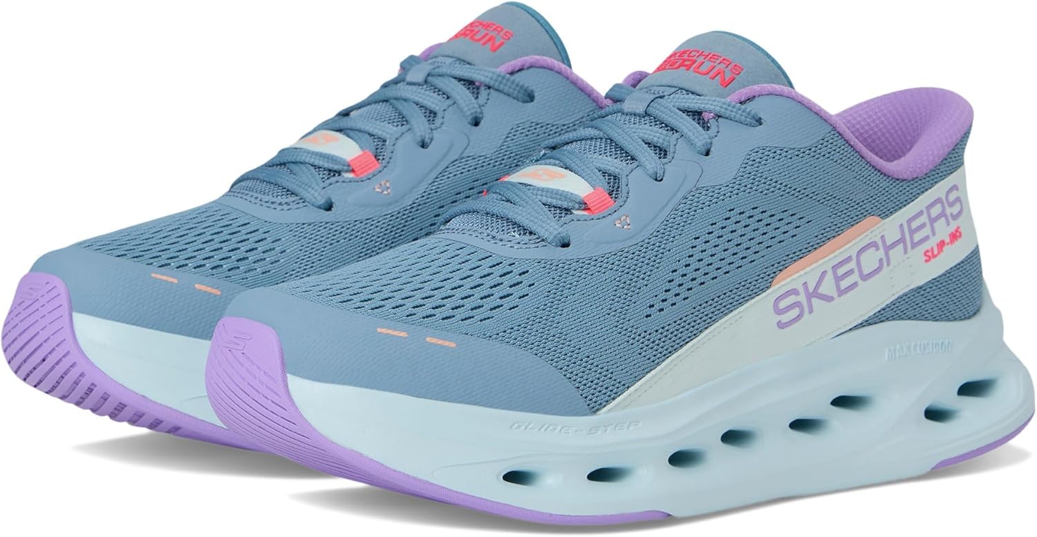 Skechers Women's Max Cushioning Glide Step Caledonia Hands Free Slip-ins Sneakers