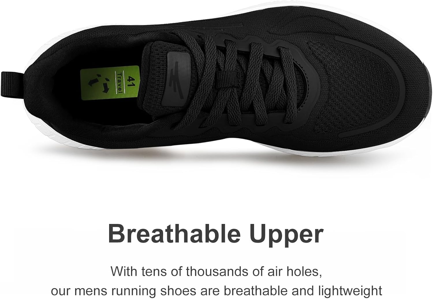 Puweco Breathable Running Shoes for Men Anti-Slip Mens Athletic Shoes Lightweight Mens Walking Sneakers for Gym Jogging Sports and Workout