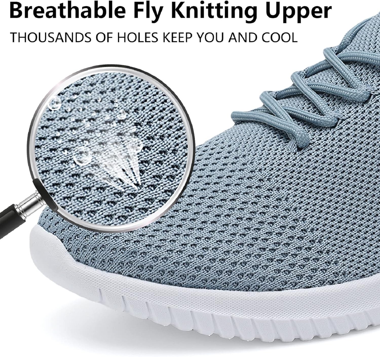 Alternative view of WXQ Men's Running Shoes Comfortable Lightweight Breathable Walking Shoes Mesh Workout Casual Sports Shoes