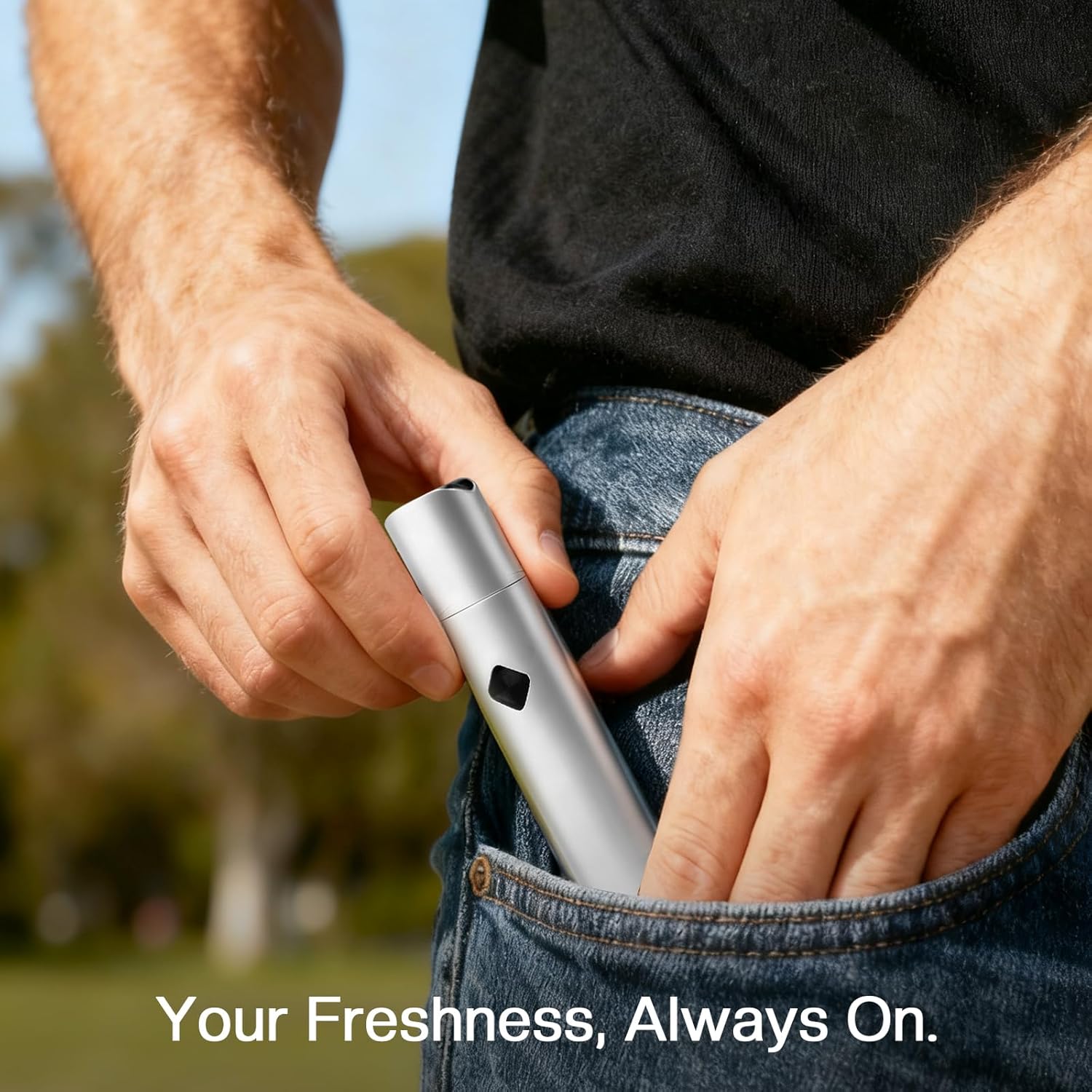 Smart Rechargeable Oral Spray For Bad Breath Portable Fresh Breath Mist Device Mint Flavor, Refillable Design for Daily Refreshing Use