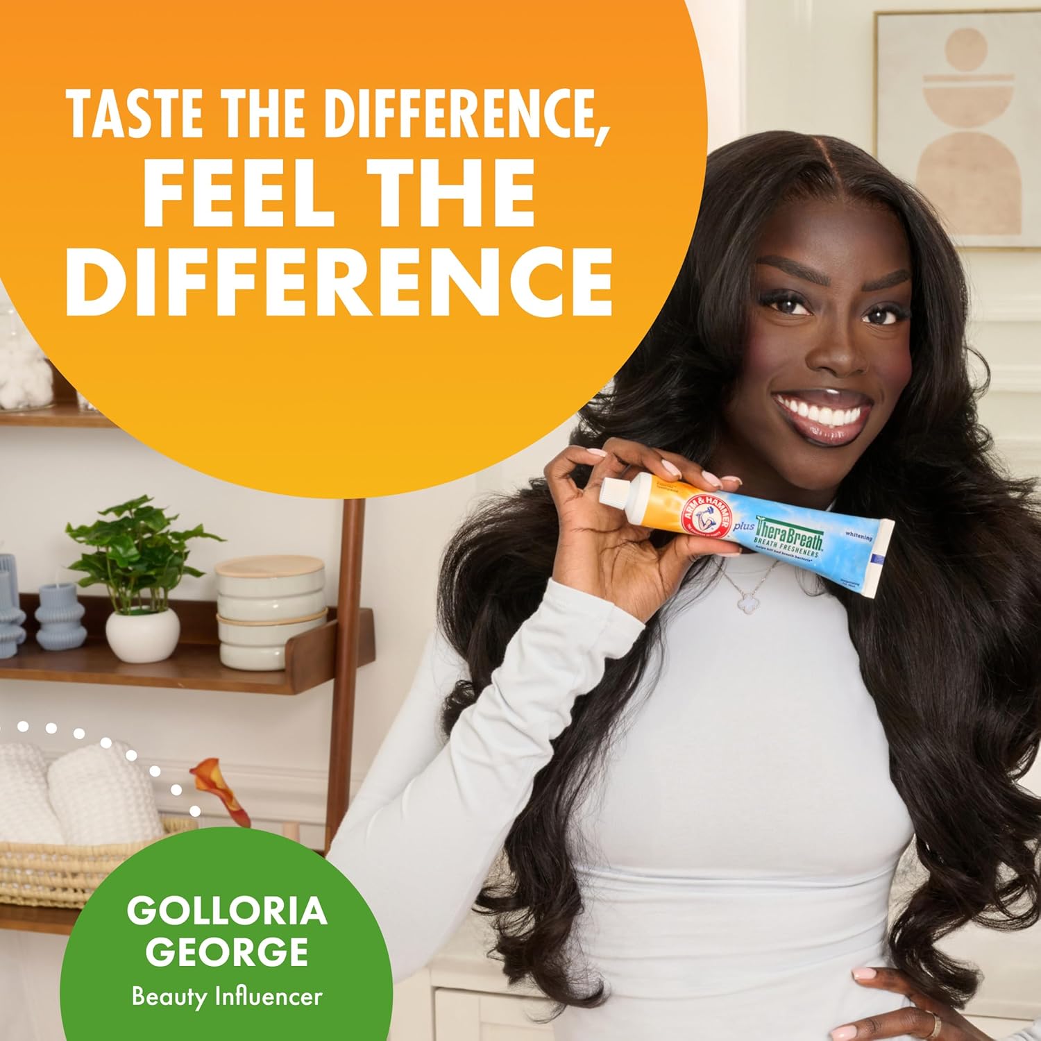 ARM & HAMMER Toothpaste Plus TheraBreath Breath Fresheners, Invigorating Icy Mint Flavor, Whitening Anticavity Fluoride Toothpaste, 5.5 Oz, Pack of 2