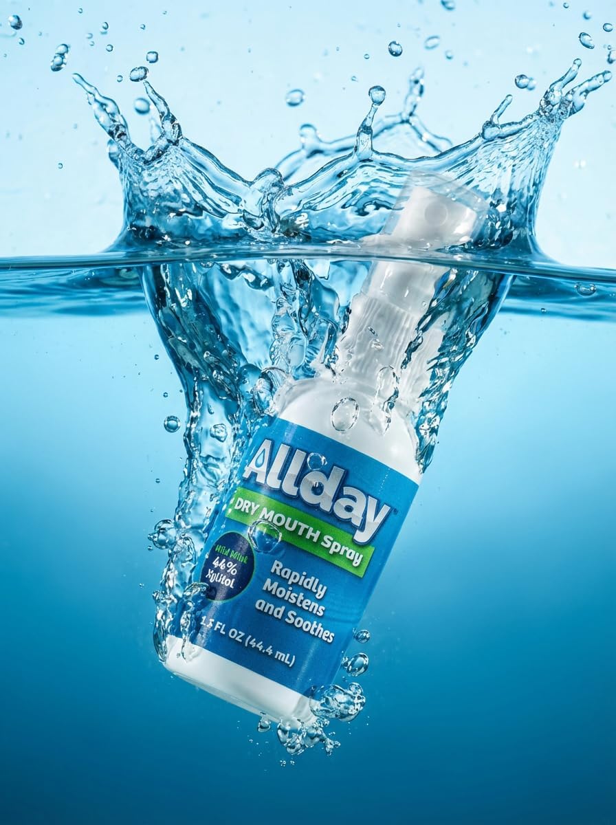 Alternative view of Allday Dry Mouth Spray - Maximum Strength Xylitol, Fast Acting, Non-Acidic (Pack of 2)