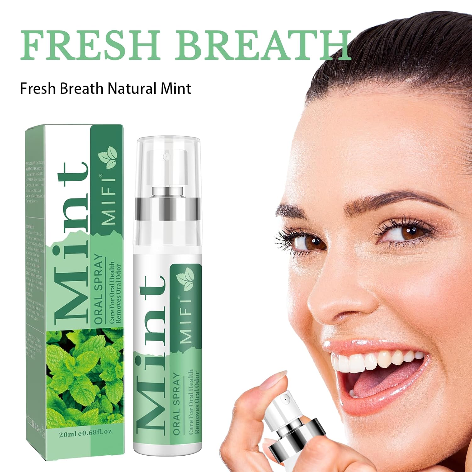 Alternative view of PEGO Breath Spray,Oral Breath Spray,Mouth Spray Breath Fresheners,Sugar-Free,Bad Breath for Adults,Portable Long Lasting,Dry Mouth Spray (Mint Flavor*2Pack)