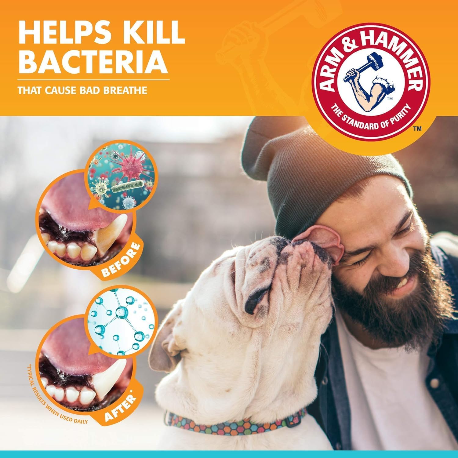 Alternative view of Arm & Hammer for Pets Dog Oral Care Spray - Fresh Breath & Teeth Cleaning Spray - Pet Breath Freshener - Reduce Plaque & Tartar - Healthy Mouth Hygiene Solution for Dogs - Mint Flavor, 4 Oz - 2 Pack