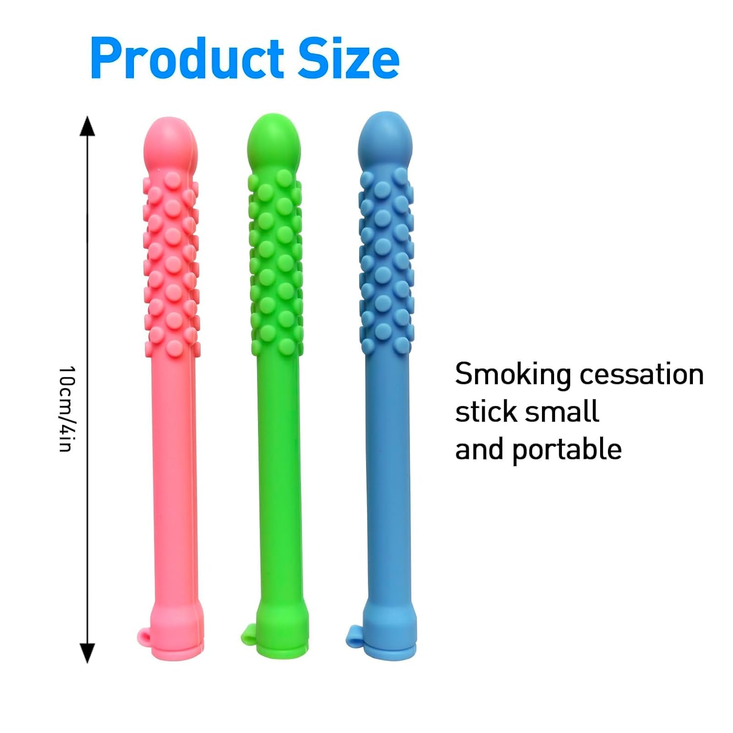 3PCS Chewable Breather with Pure Lock Flavor, Portable Chewable Breather Stick for Fresh Breath, Focus and Breathing Support, Chewable Oral Retainer, Ideal for Travel/Office/Car