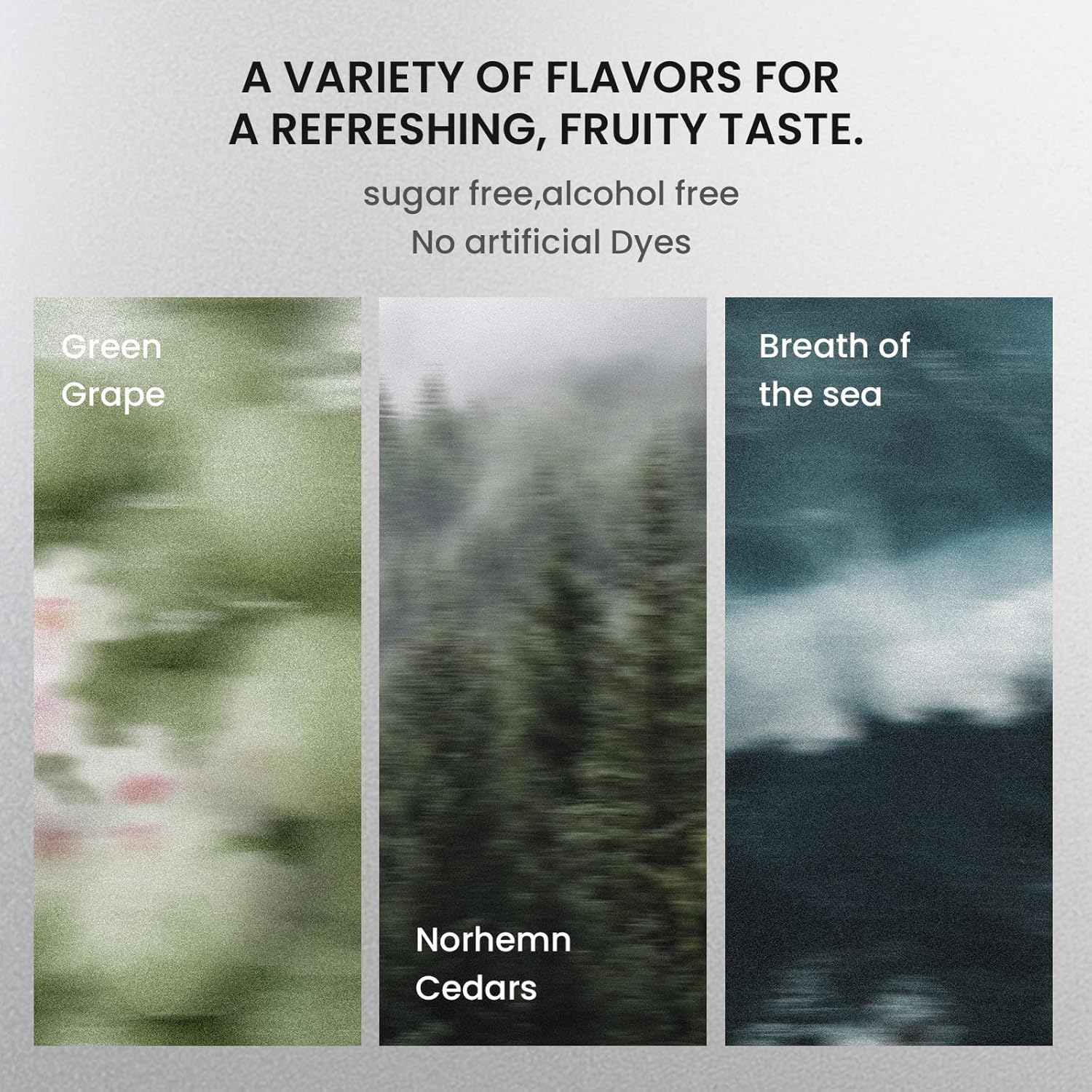 ZDEER Smart Electric Oral Spray Refill for PW15, Long-Lasting, 3 Minty & Fruity Flavors, Breath Freshening (3 Bombs)