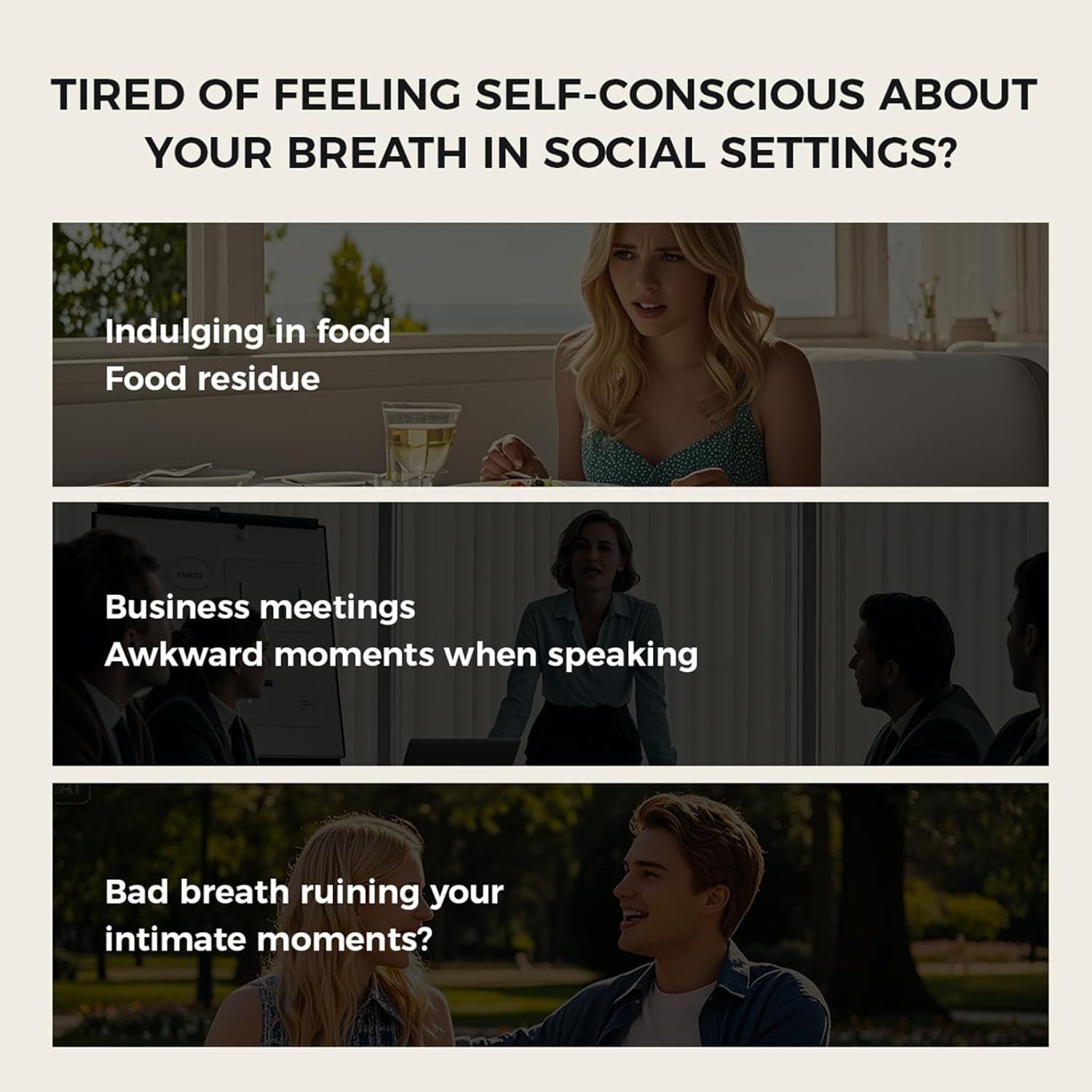 ZDEER Smart Electric Oral Spray Refill for PW13 u2013 3-Pack (Breath of The Sea) u2013 Ocean-Inspired Coolness for a Crisp, Clean Feel