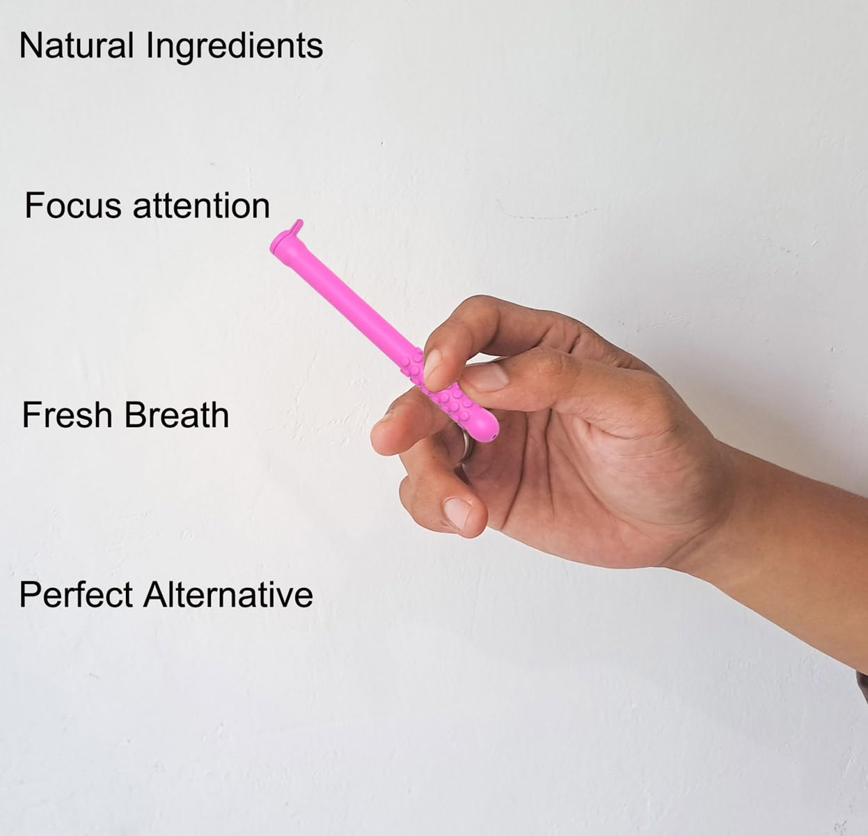 Alternative view of 3-Pack Chewable Breather Sticks, Natural Essential Oil Breath Stick, Chewable Breather Quit Smoking- Aromatherapy Fresh Breath Stop Smoking Chew Sticks