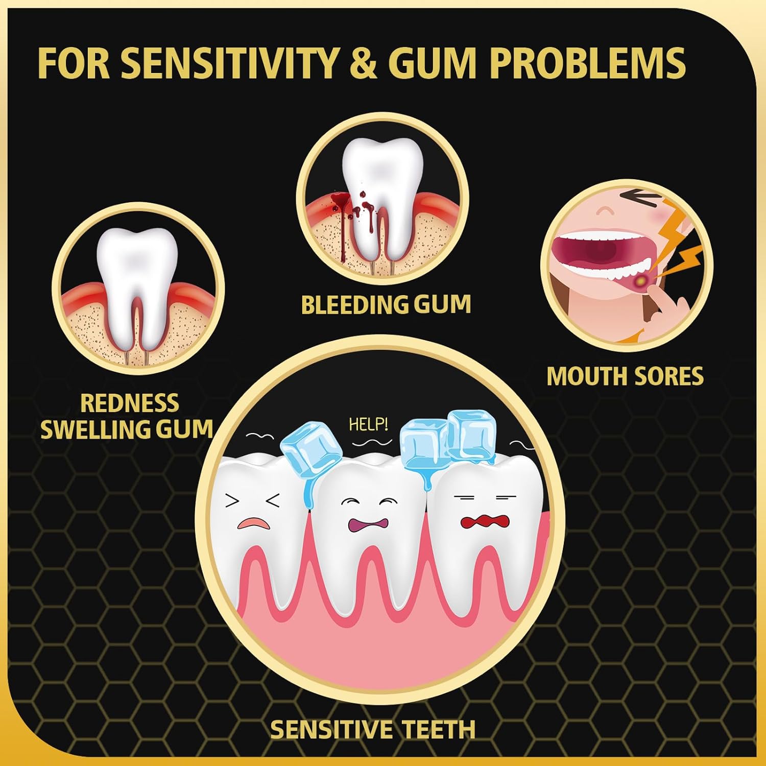 Alternative view of KeLeek Bee Wasp Venom Toothpaste for Bleeding Gums,Gingivitis Treatment Repair,Sensitive Teeth,Mouth Sores,Plaque -150 MIN Breath Fresheners - 3.7 OZ(1 Pack)