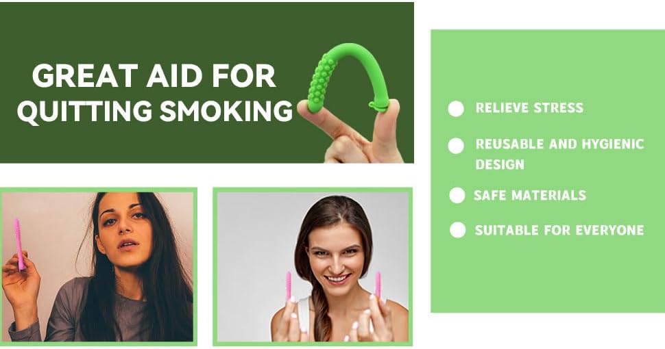 Chewable Essential Oil Breath Stick,AromaticChewable Sticks with Essential Oil, Reusable Food-Grade Silicone Stress Relief Tool with 12 Replacement Cores(3pcs) - Image 4