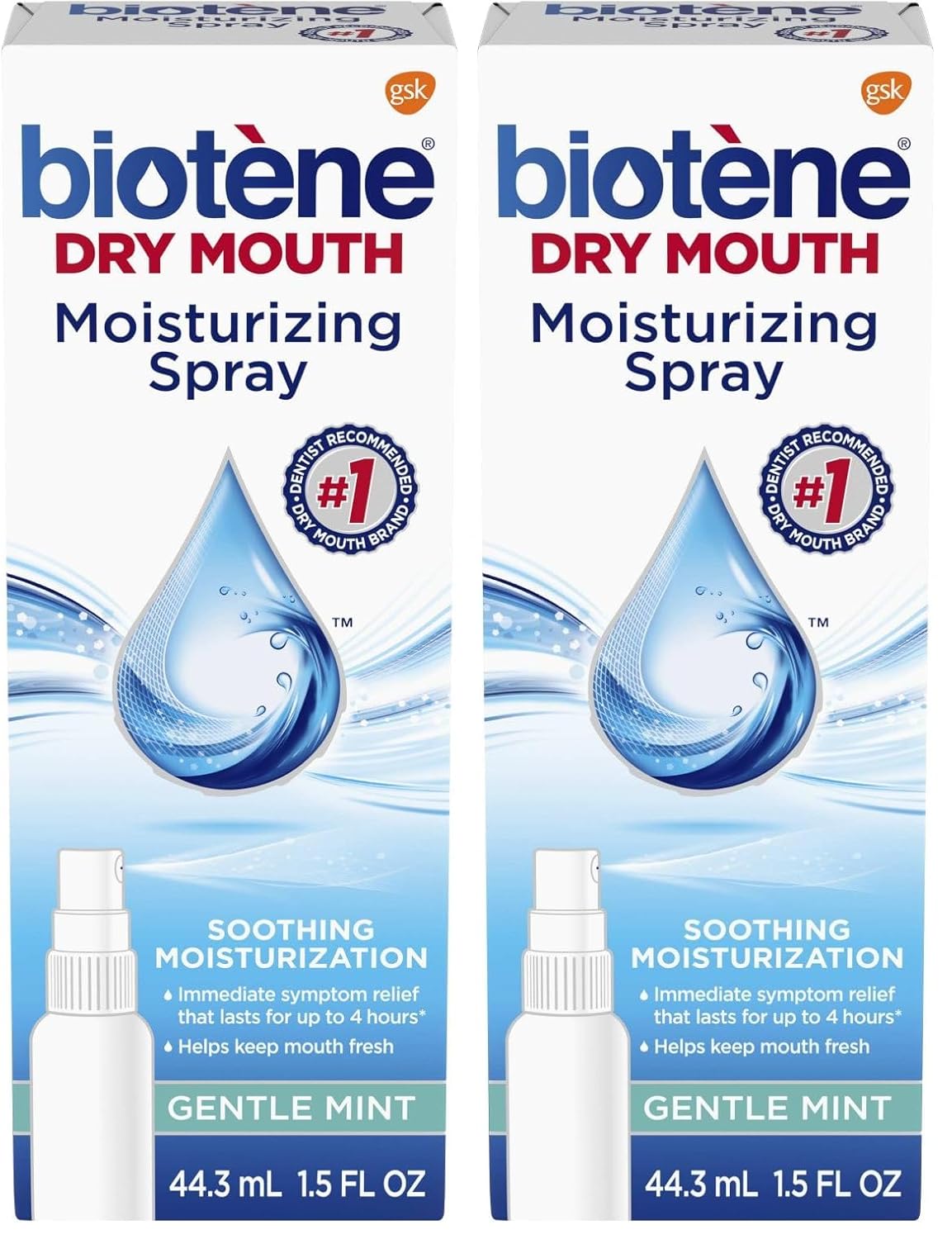 Alternative view of Biotene Gentle Mint Moisturizing Mouth Spray, Sugar-Free, for Dry Mouth and Fresh Breath, 1.5 ounce