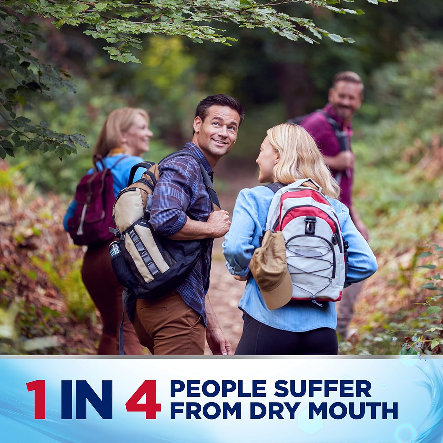 biotène Oral Rinse Mouthwash for Dry Mouth, Breath Freshener and Dry Mouth Treatment, Fresh Mint - 8 fl oz