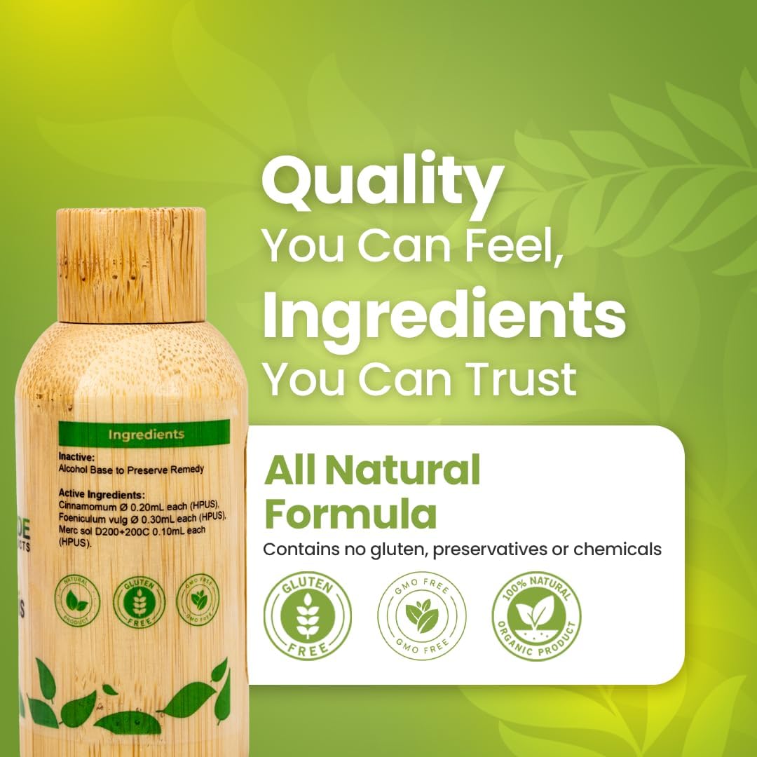 Alternative view of Bestmade Natural Products Halitosis, Natural Remedy for Bad Breath BM249 - Helps Improve Oral Health, Reduce Smelly Breath & Restore Healthy Bacteria in The Mouth, 30 mL Drops