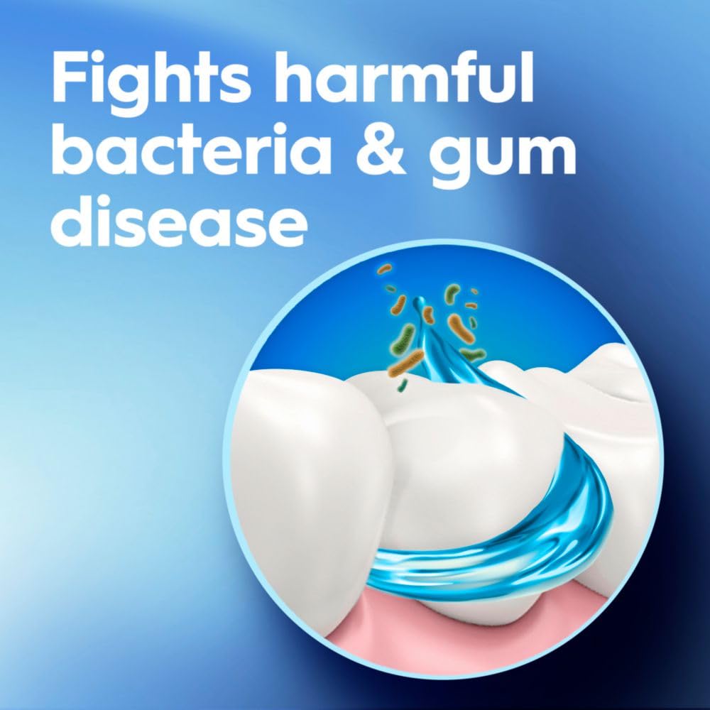 Crest Pro-Health Multi-Protection Mouthwash with CPC, Clean Mint, 1L (33.8 fl oz), Crest Mouthwash, Gingivitis Treatment