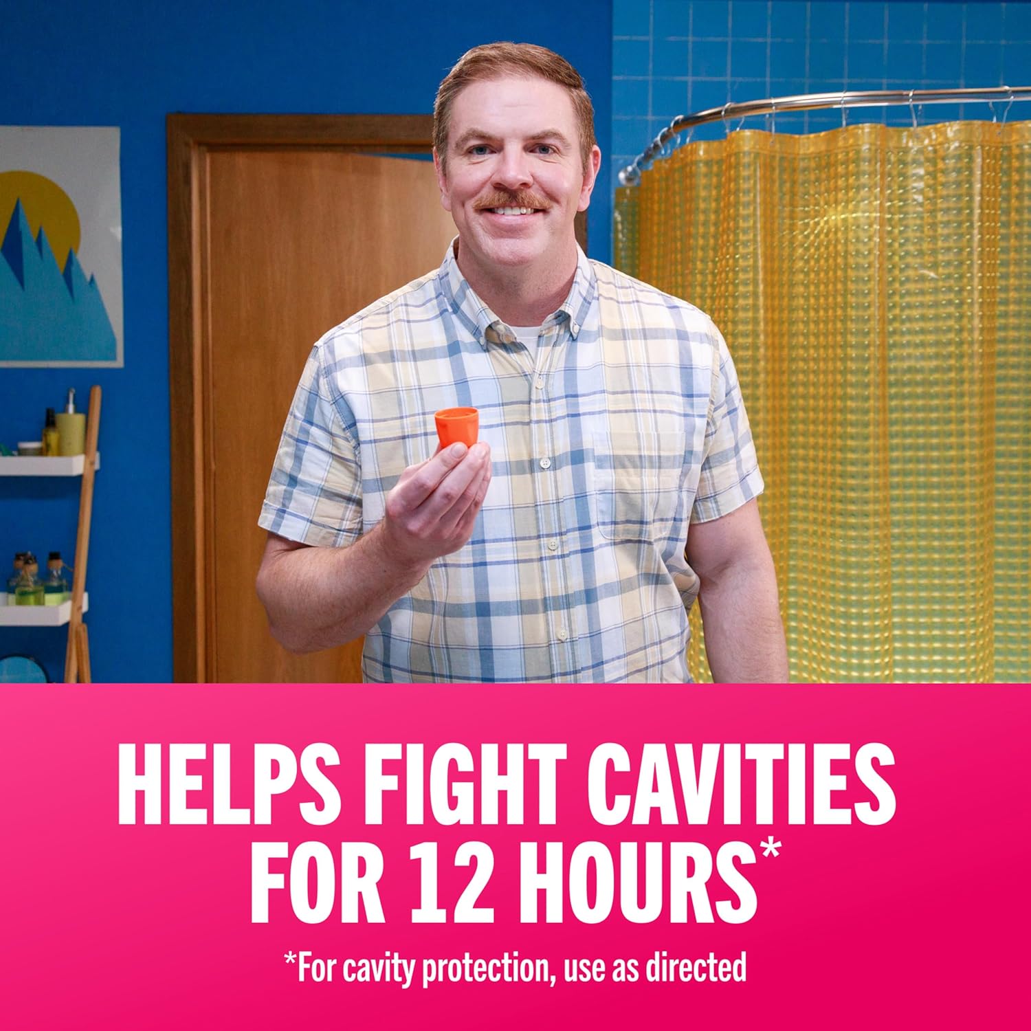 Alternative view of TheraBreath Anticavity Fluoride Mouthwash, Sparkle Mint, Dentist Formulated, 1 Liter