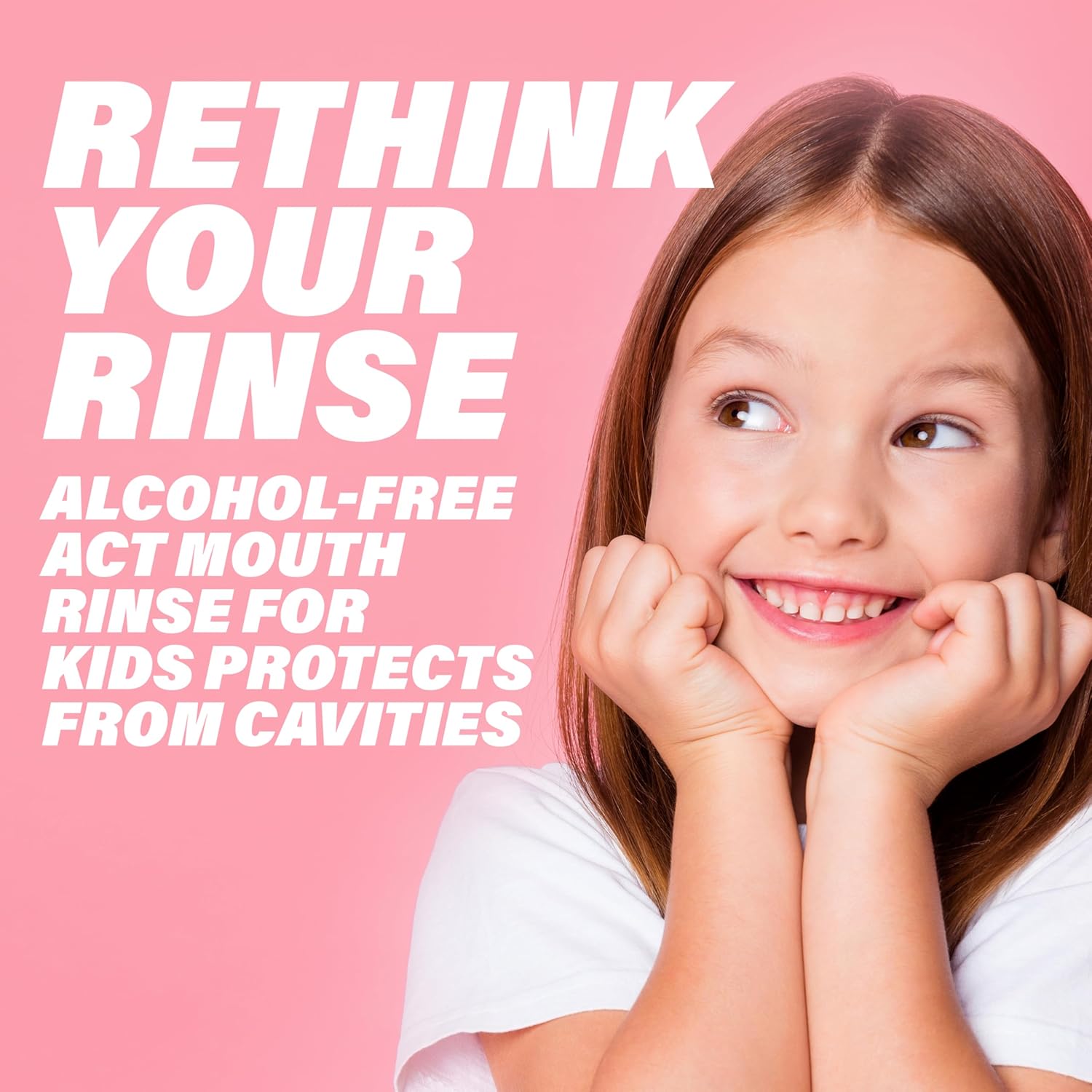 Alternative view of ACT Kids Anticavity Fluoride Mouthwash, Sugar & Alcohol Free Mouth Rinse Strengthens Teeth, Bubble Gum Blowout, 16.9 fl. oz., 2pk