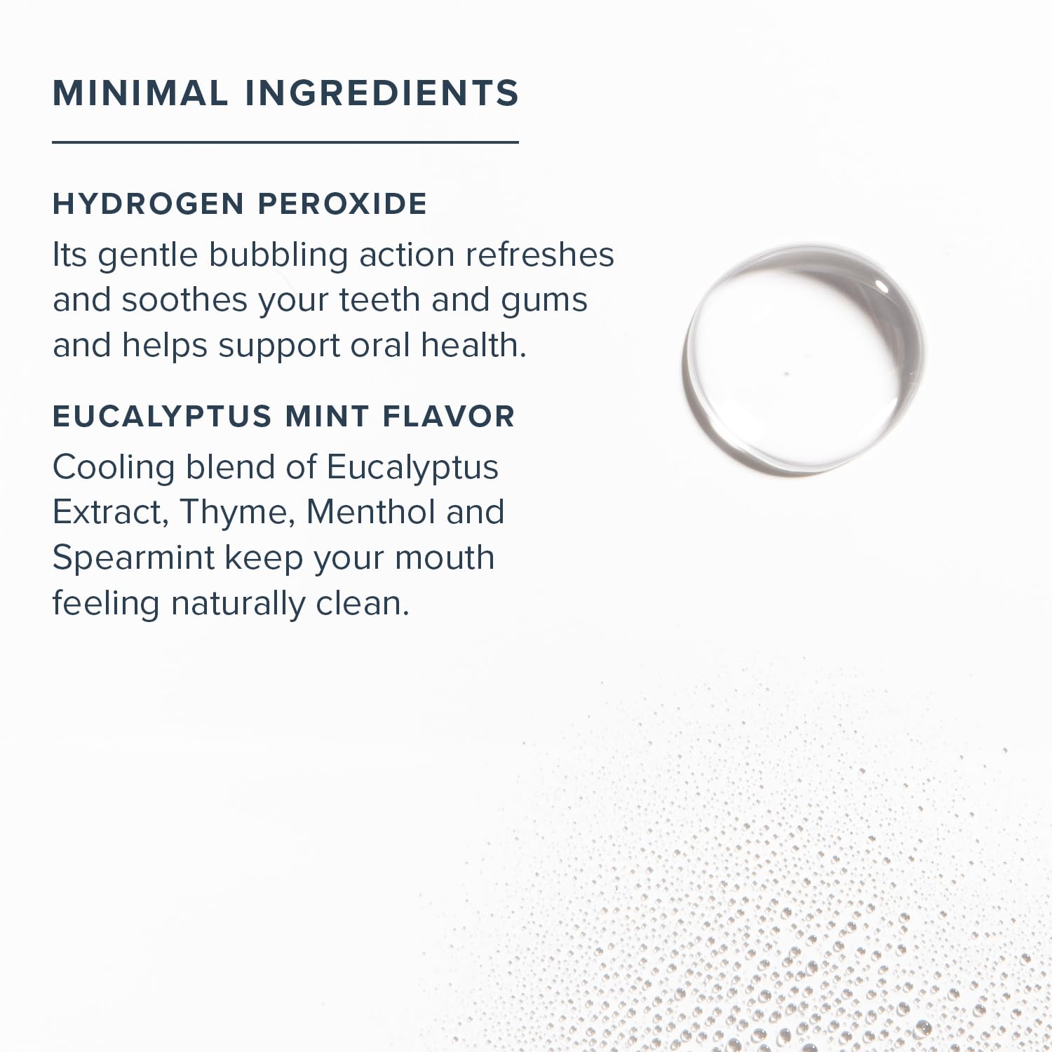 Alternative view of Heritage Store Hydrogen Peroxide Mouthwash - Daily Oral Care - Eucalyptus and Fresh Mint Mouth Wash - Gentle Bubbling Action for Clean, Healthy Gums and a Fresh Mouth, Sweetened with Xylitol, 16oz