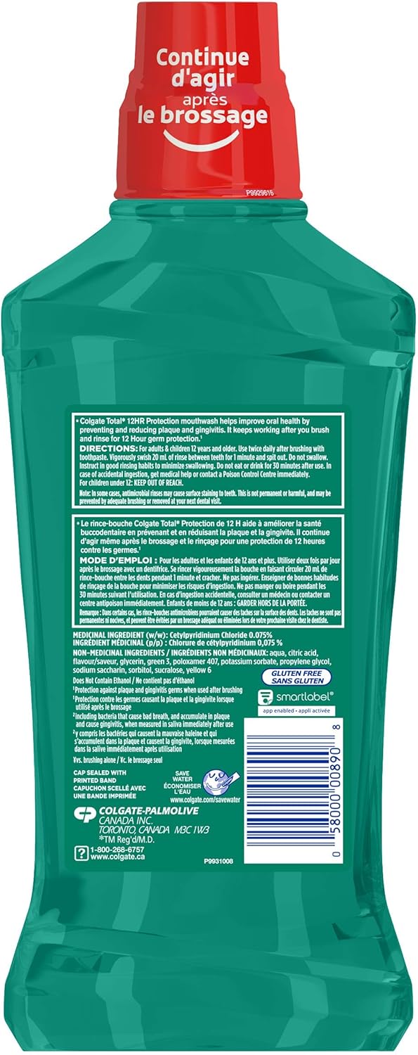 Alternative view of Colgate Total Advanced Pro-Shield Mouthwash, Spearmint 33.8 oz
