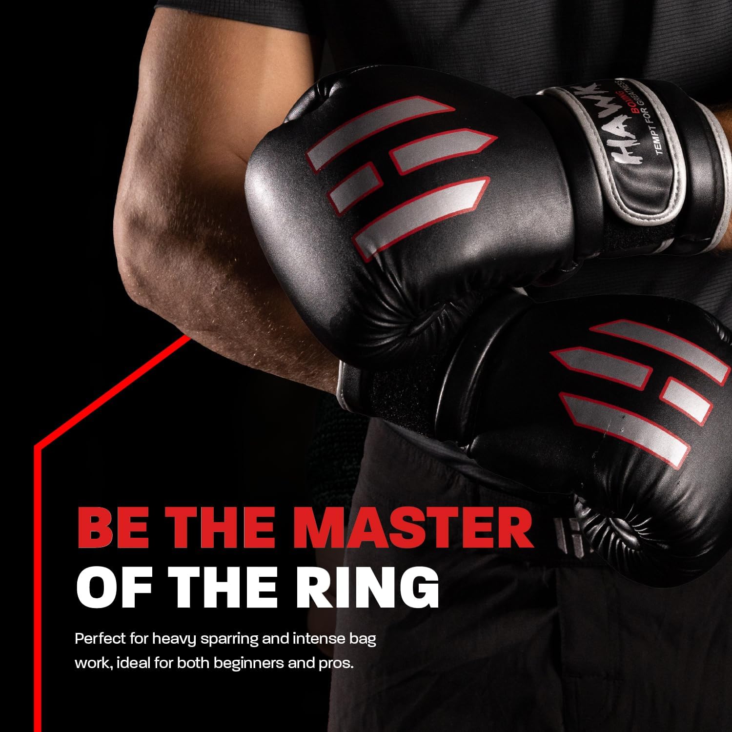 Alternative view of Hawk Sports Boxing Gloves for Men and Women, Comfy Boxing Training Gloves with Foam Padding for Throwing Power Punches with Confidence, Heavy Bag Boxing Gloves for Training and Sparring