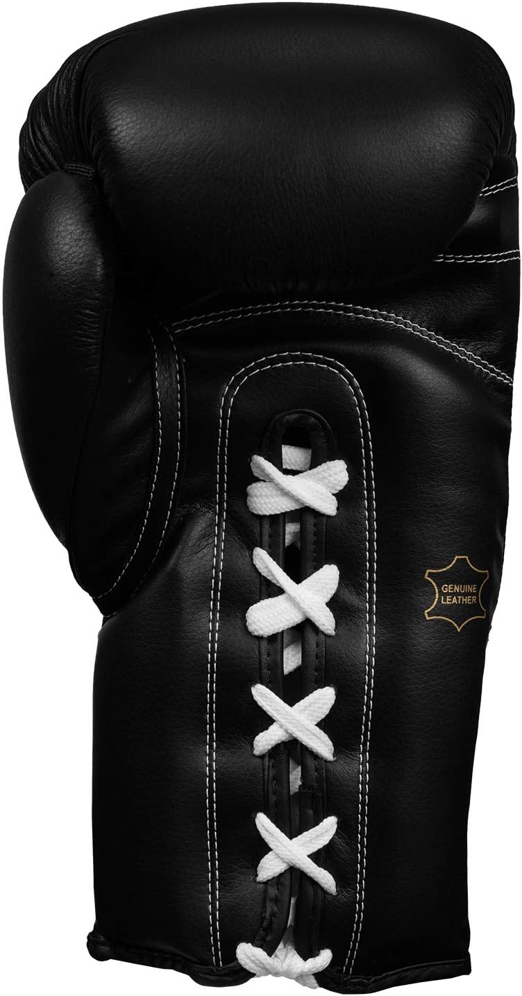 Title Classic Leather Lace Training Gloves 2.0 - Lace Up Boxing Glove, Boxing Competition Gloves, Boxing Sparring Gloves, Boxing Training Gloves, Boxing Bag Gloves, Boxing Gloves