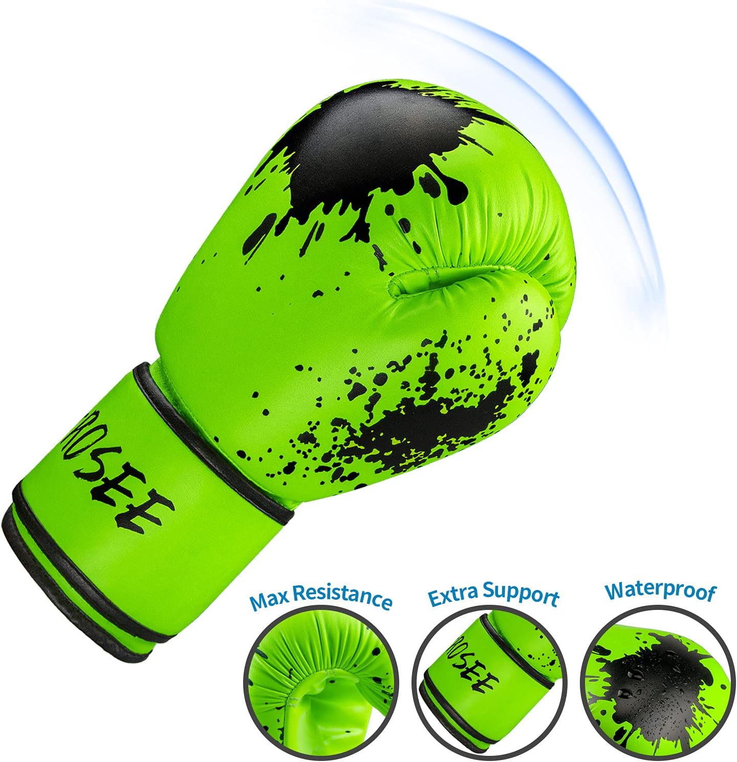 Kids Boxing Glove 6oz 8oz, Youth, Boys and Girls Training Sparring Gloves for Punching Bag, Kickboxing, Muay Thai, MMA, Gift for Age 6-15 Years