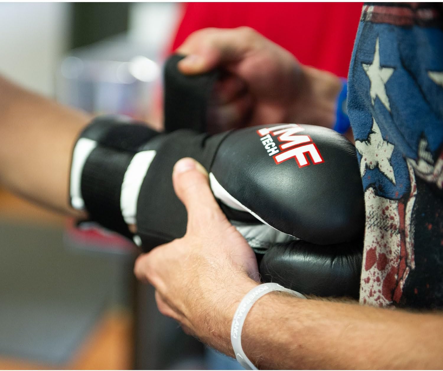 Alternative view of Ringside IMF Tech Hook and Loop Boxing Training Sparring Gloves