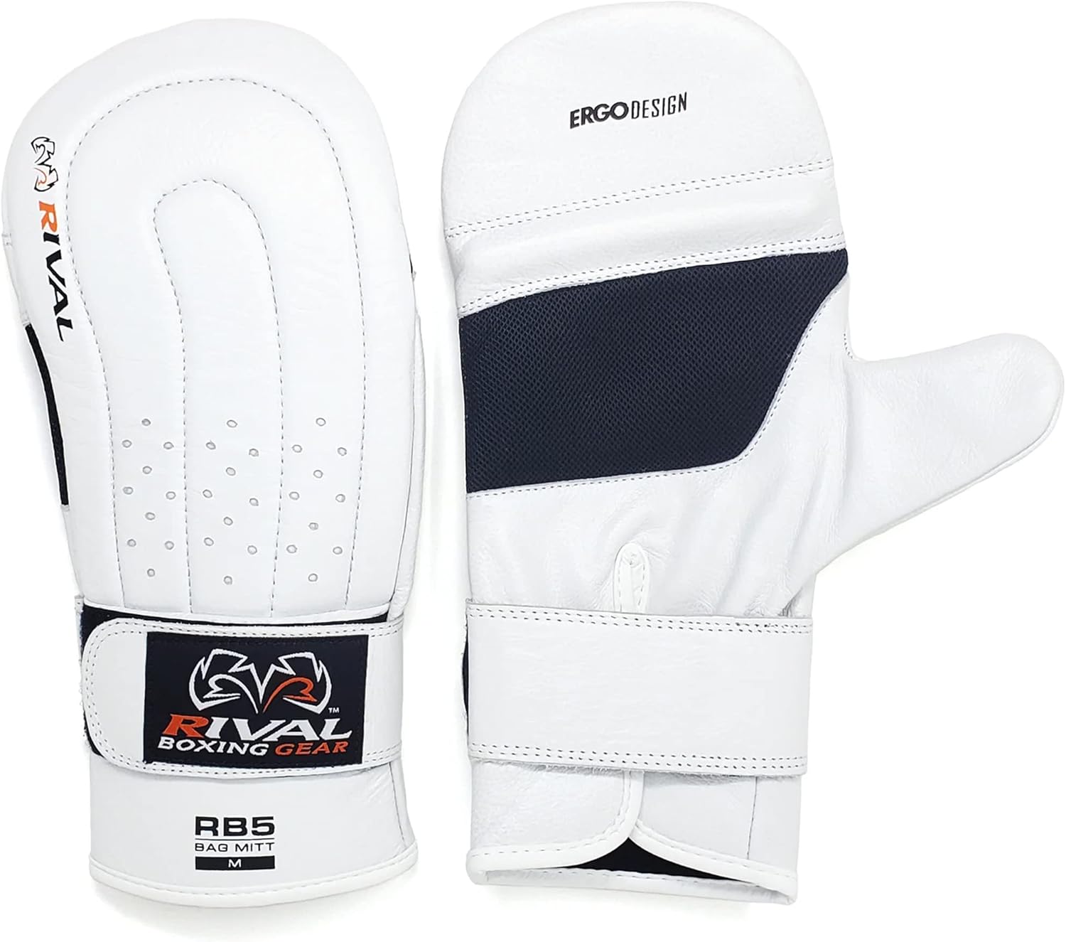 RIVAL Boxing RB5 Bag Mitt Gloves, Bare-Fist Punching Feel, Zero Resistance Training for Triggering Fast Twitch Muscles